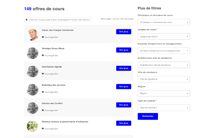 Postuler comme intervenant