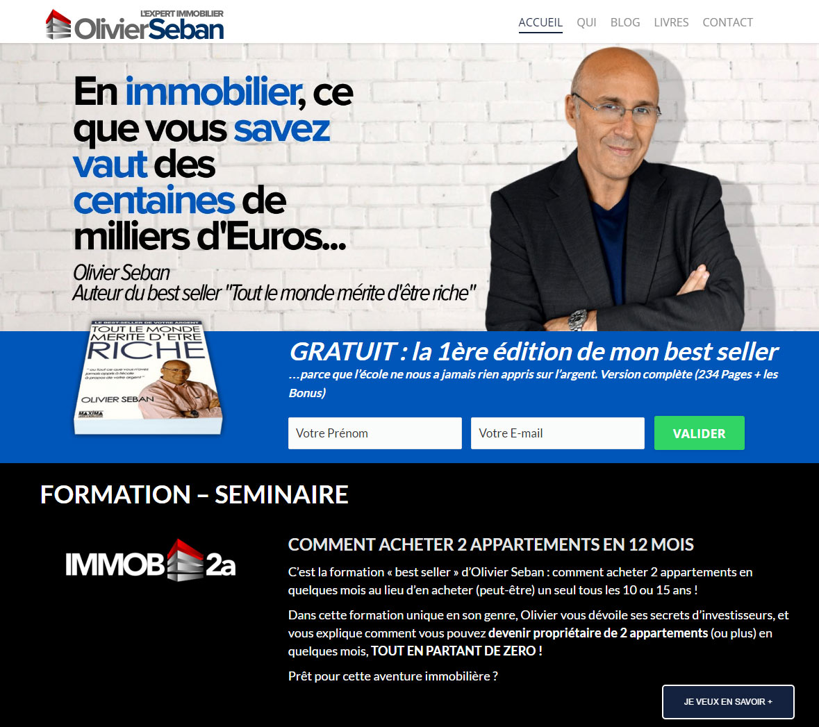 Immob2A, investir dans l’immobilier comme un pro en partant de zéro