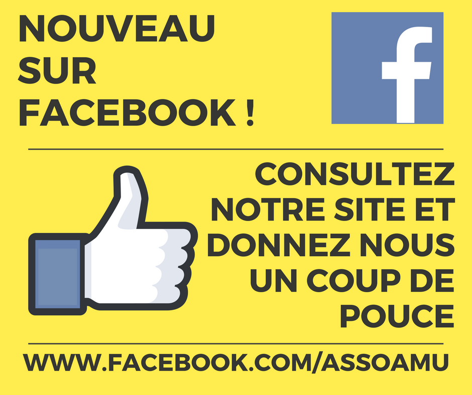 Notre page FaceBook est ouverte !
