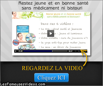 RESTEZ JEUNE ET EN BONNE SANTE