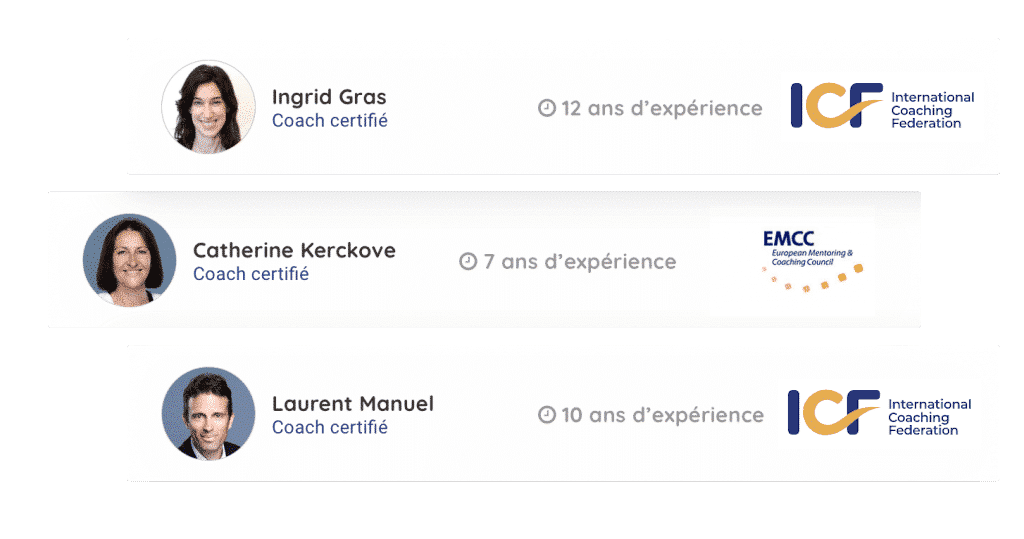 Notre sélection de coachs