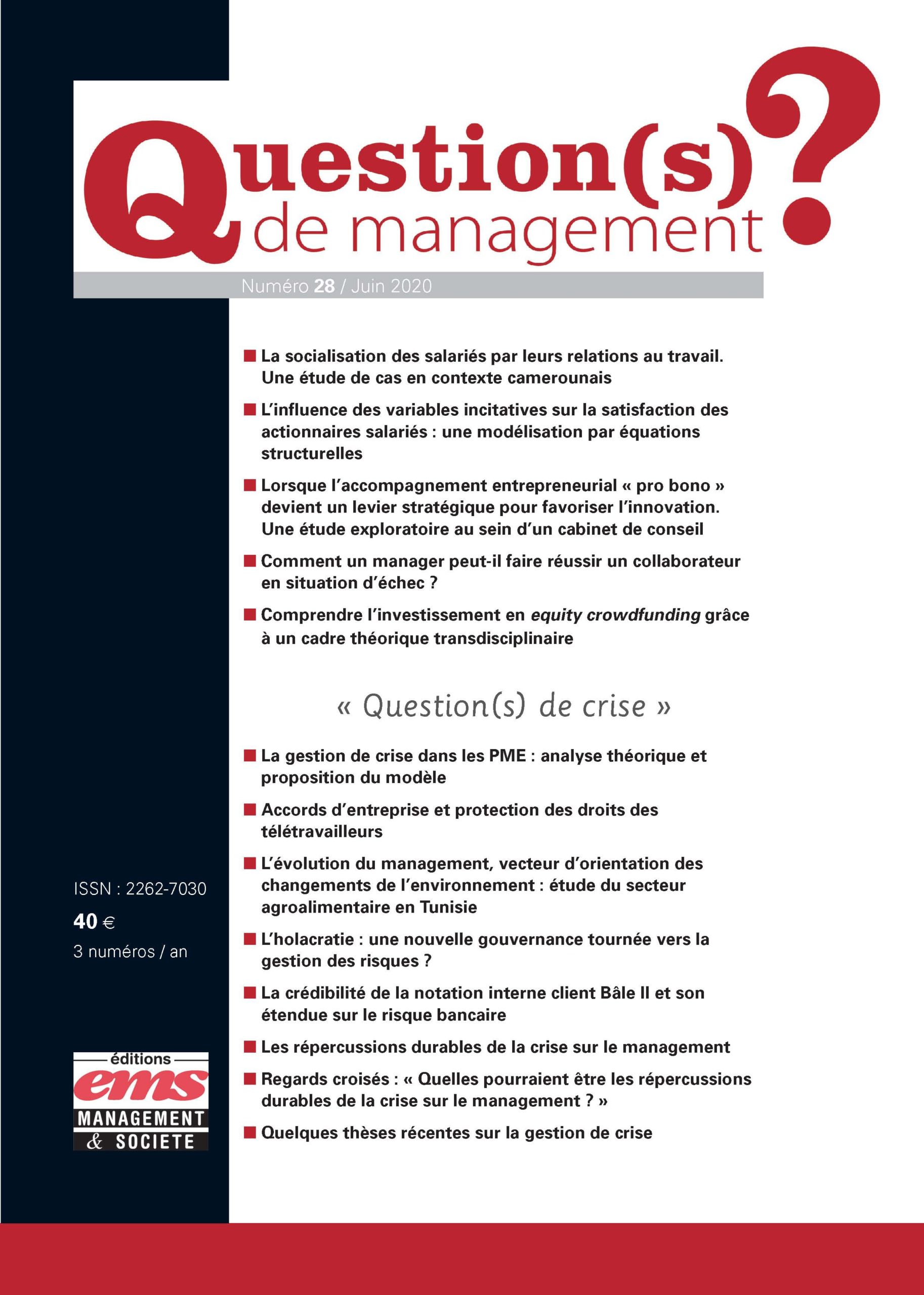 Comment résister à la crise efficacement ! (argent, santé, organisation)